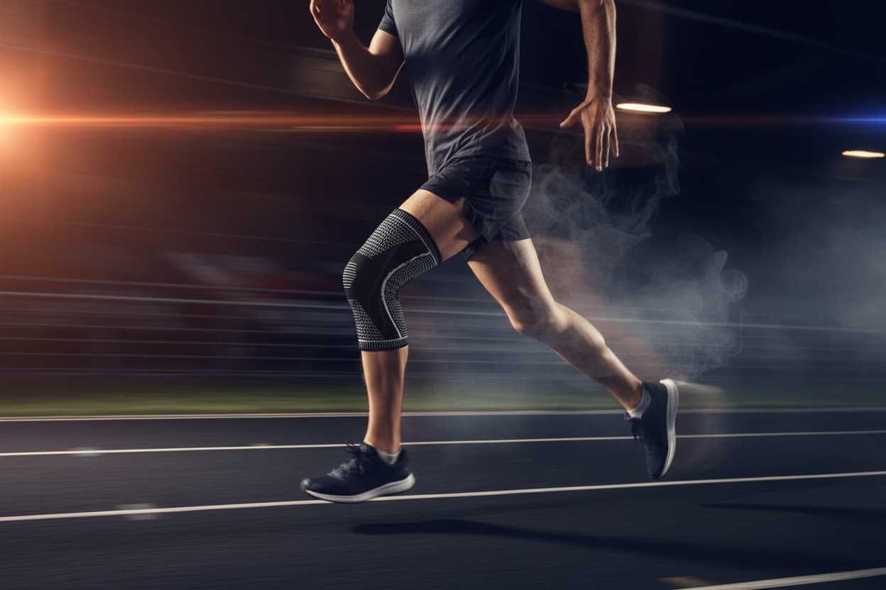 Knee sleeve running